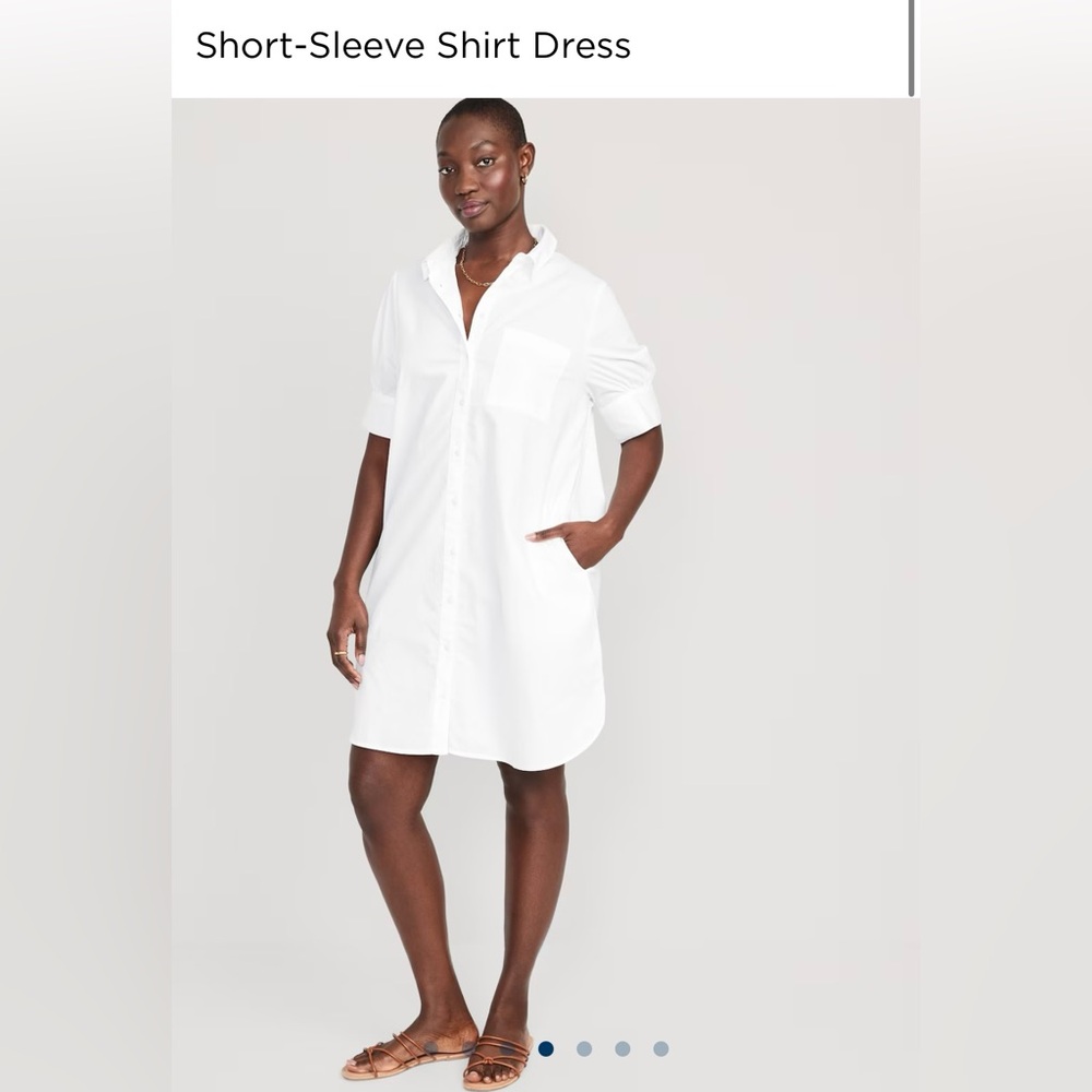 Old Nacmvy Shirt Dress Size Large